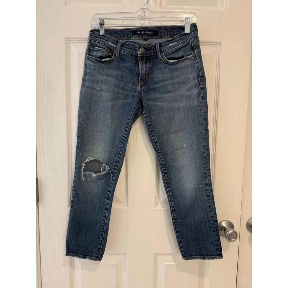 distressed cropped